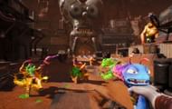 The game focuses more on fast-paced gun violence with very little cover (Image via Squanch Games)